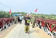 Jembatan Garuda Desa Blang Reubek Diresmikan