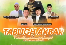 Tgk Habibi Annawawi Isi Tabligh Akbar di Masjid Al Munawwarah Lhokseumawe