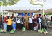 Gerakan Pangan Murah Berlangsung di Halaman Masjid Islamic Center Lhokseumawe
