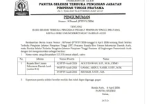 Tiga Nama Lolos Seleksi Kepala Biro Umum Setda Aceh