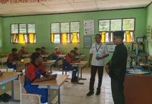 Kakankemenag Aceh Timur Monitoring Asesmen Sumatif Akhir Sekolah Tahun 2026