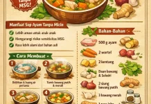 Resep Sop Ayam tanpa Micin, Sehat dan Tetap Gurih Alami