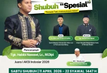Tgk Habibi Nawawi Akan Mengisi Ceramah Subuh di Masjid Baitul Huda Lhokseumawe