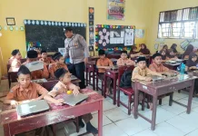 Polsek Muara Dua Monitoring Program Makan Bergizi Gratis