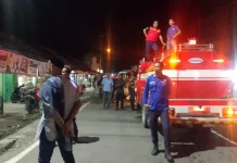 Korsleting Listrik Picu Kebakaran Mongedong, Damkar Sigap