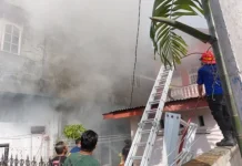Ruko Bengkel Mobil di Langsa Dilalap Api, Dua Bangunan Ikut Terdampak