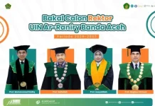 Seleksi Rektor UIN Ar-Raniry Banda Aceh Kian Mengerucut, Empat Nama Lolos