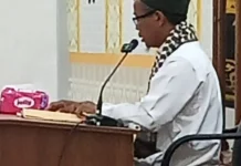 Kajian Ba’da Maghrib di Masjid Jami Lancang Garam Bahas Makna dan Sunnah Azan
