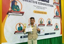 Zainur Izwanda Raih Mahasiswa Berprestasi Universitas Bumi Persada