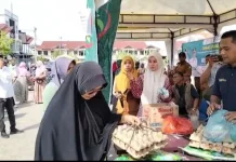 Pangan Murah Digelar di Lhokseumawe, 500 Paket Diserbu Masyarakat
