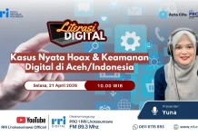 Edukasi RRI Lhokseumawe Mengenai Hoax dan Jejak Digital