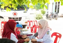 Puskesmas Syamtalira Bayu Kumpulkan Darah 18 Kantong