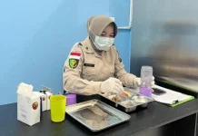 Pastikan Makanan Aman dan Bergizi, Polres Lhokseumawe Uji Food Safety