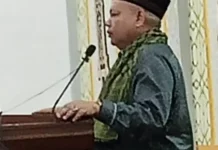 Kajian Ba’da Maghrib di Masjid Jami Lancang Garam Bahas Makna “Buta Hati” dalam Kehidu