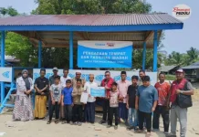 Penyerahan Bantuan Balai Pengajian untuk Pesantren Nurul Yaqin di Aceh Utara