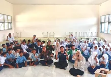BEM Unimal Laksanakan Trauma Healing Pasca Bencana Banjir di SMPN 17 Lhokseumawe