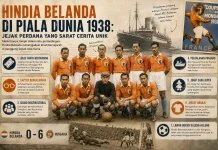 Hindia Belanda di Piala Dunia 1938: Jejak Perdana yang Sarat Cerita Unik