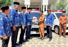 Pemkab Aceh Utara Terima Tiga Ambulans untuk Puskesmas Terdampak Banjir