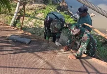 Pembangunan Jembatan Gantung di Sawang Mulai Dikerjakan