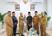 Walikota Lhokseumawe Bersama Kepala Kantor Kemenhaj, Bahas Keberangkan Haji