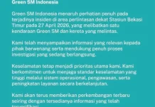 Green SM (Taxi Hijau) Sampaikan Pernyataan Resmi Terkait Insiden Bekasi Timu