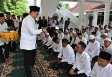 Walikota Langsa Jeffry Sentana Peusijuk 205 Jamaah Calon Haji Tahun 2026