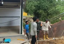 Pembuatan Jembatan Perintis di Kuta Makmur Mulai Dikerjakan