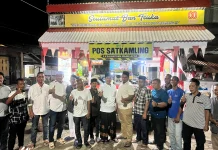 Kapolres Lhokseumawe Tinjau Pos Siskamling Pusong Lama