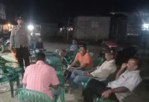 Patroli Malam, Antisipasi Gangguan Kamtibmas di Keude Geudong