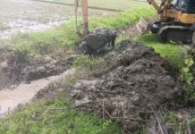 Enam Desa Kompak Swadaya Normalisasi Irigasi Tersumbat