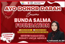 Ayo Donor Darah Bersama Bunda Salma , PMI Aceh Utara Siap Layani Masyarakat
