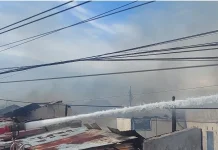 Puluhan Rumah di Komplek Perdede Kota Lhokseumawe Terbakar