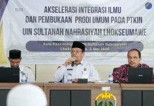 Rektor UIN SUNA Buka Akselerasi Integrasi Ilmu