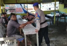 Patroli Dialogis di PPI Pusong Lama, Nelayan Diimbau Waspada Cuaca Ekstrem
