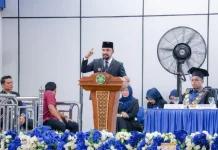 Orasi ilmiah di Unsam, Bupati Al- Farlaky Bicara Soal Karakter dan Mental Tangguh