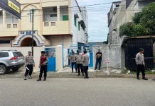 Polres Lhokseumawe Perkuat Pengamanan Ibadah Isa Almasih, Wujudkan Suasana Damai