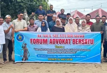 Forum Advokat Bersatu Perkuat Barisan di Tepi Lancok