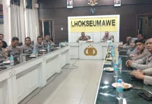 Kapolres Lhokseumawe Buka Sosialisasi Perkap Nomor 1 Tahun 2023