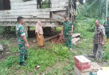 Ibu Kartini Terima Bantuan dan Perhatian Langsung dari Kodim 0103/Aceh Utara