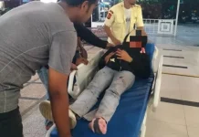 Truk Colt Diesel dan Honda CBR Terlibat Kecelakaan di Keude Cunda