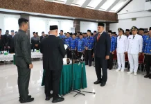 Ayah Wa Lantik Dayan Albar Jadi Sekda Aceh Utara Bersama 143 Pejabat