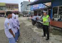 Satlantas Aceh Utara Berikan Teguran kepada Pelanggar  Aturan Lalu Lintas
