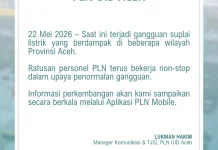 Breaking News! Listrik Padam Serentak di Aceh, Ini Penjelasan Resmi PLN
