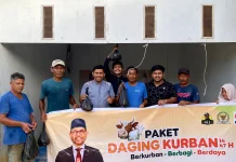 Ketua Barisan Muda NJ Kota Langsa Fasilitasi Penyaluran Hewan Qurban DPR RI