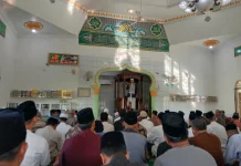 Kesabaran Pasca Banjir sebagai Motivasi Khotbah Idul Adha di Mesjid Baburahman