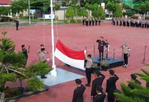 Kapolres Aceh Utara Pimpin Upacara Hari Lahir Pancasila 2026