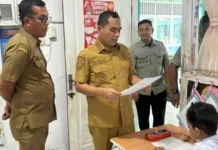 Wali Kota Lhokseumawe Pantau Langsung Pelaksanaan Ujian di SD Negeri 1 Banda Sakti