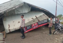 Polisi Datangi Lokasi Puting Beliung di Blang Mangat, Data Kerusakan Rumah