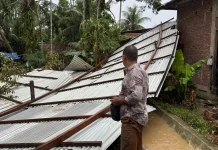 Angin Kencang Kembali Rusakkan Belasan Rumah Warga Cot Girek Aceh Utara
