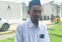 Huntara Milik Korban Banjir di Rumoh Rayeuk yang Rusak Diterjang Angin diperbaiki